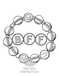 90s Nostalgic coloring page for classroom activities