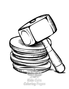 90s Nostalgic coloring page for classroom activities