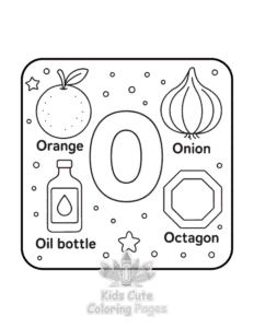 ABC Alphabet coloring page for classroom activities