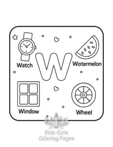 ABC Alphabet coloring page for classroom activities