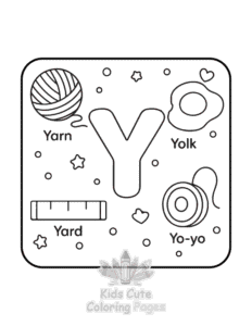 Free printable ABC Alphabet coloring page for kids