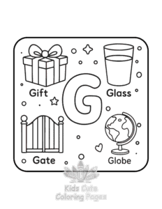 ABC Alphabet coloring page for classroom activities