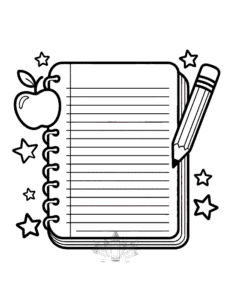 Free printable Back To School coloring page for kids