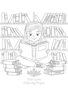 Back To School coloring page for classroom activities