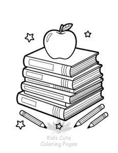 Free Back To School coloring pages to print at home