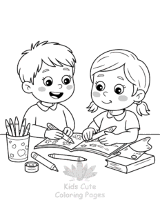 Free Back To School coloring pages to print at home