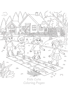 Back To School coloring page for boys, printable at home