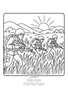 Battle Sketches coloring page for classroom activities