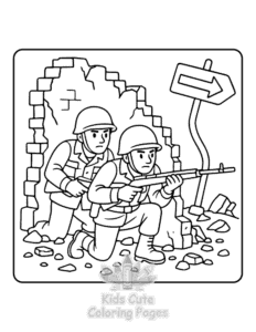 Free printable Battle Sketches coloring page for kids