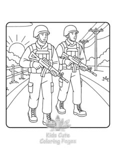 Printable Battle Sketches coloring sheet for preschoolers