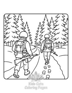 Printable Battle Sketches coloring sheet for preschoolers