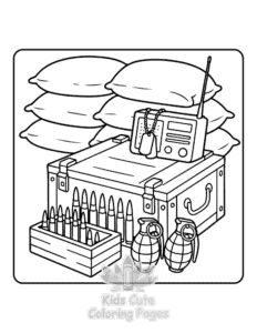 Printable Battle Sketches coloring sheet for preschoolers