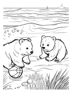 Free Bear coloring pages to print at home