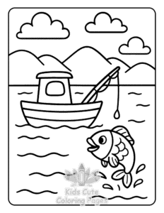Printable Big Wheels coloring sheet for preschoolers