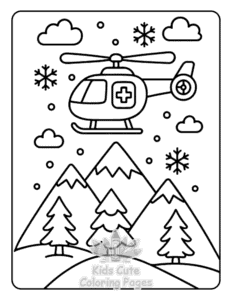 Big Wheels coloring page for girls, free to print