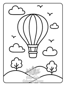Free printable Big Wheels coloring page for kids