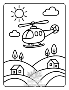 Big Wheels coloring page for girls, free to print