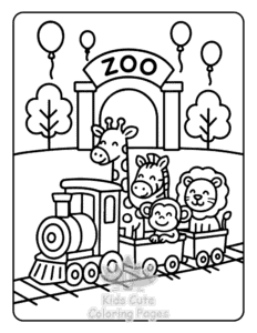 Simple Big Wheels coloring page for toddlers