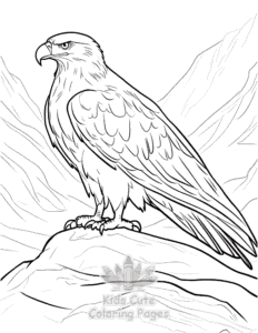 Simple Birds coloring page for toddlers