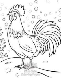 Simple Birds coloring page for toddlers