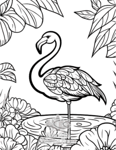 Easy Birds coloring sheet for young children