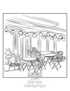 Free Blooming Corner coloring pages to print at home