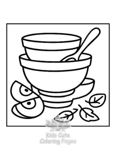Bold & Easy Autumn Charm coloring page for boys, printable at home