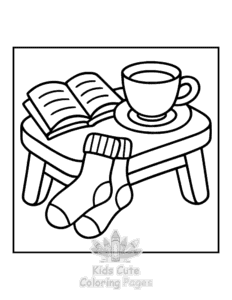 Bold & Easy Autumn Charm coloring page for classroom activities
