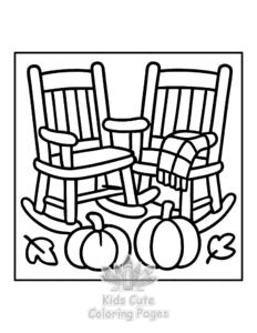 Bold & Easy Autumn Charm coloring page for girls, free to print