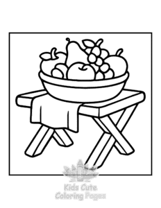 Bold & Easy Autumn Charm coloring page for boys, printable at home