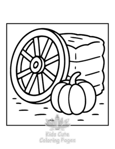 Easy Bold & Easy Autumn Charm coloring sheet for young children