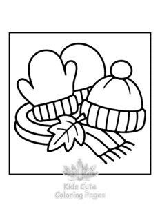 Bold & Easy Autumn Charm coloring page for boys, printable at home
