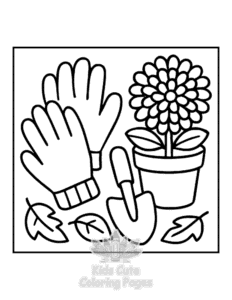 Free printable Bold & Easy Autumn Charm coloring page for kids