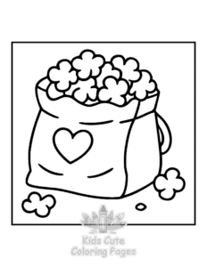Bold & Easy Comfy Fall coloring page for classroom activities