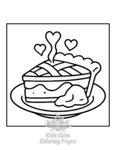 Simple Bold & Easy Comfy Fall coloring page for toddlers