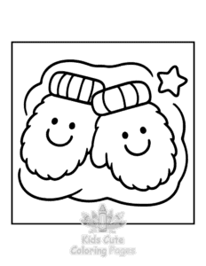 Free printable Bold & Easy Comfy Fall coloring page for kids