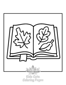 Printable Bold & Easy Comfy Fall coloring sheet for preschoolers