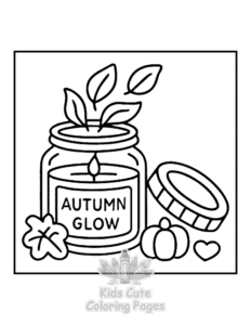 Free Bold & Easy Comfy Fall coloring pages to print at home