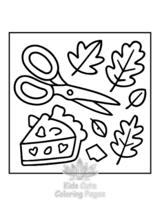 Free Bold & Easy Comfy Fall coloring pages to print at home