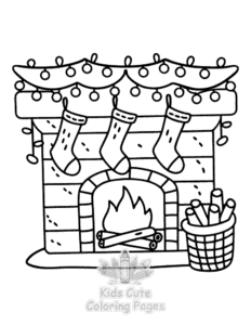 Simple Bold Easy Cozy Girl coloring page for toddlers