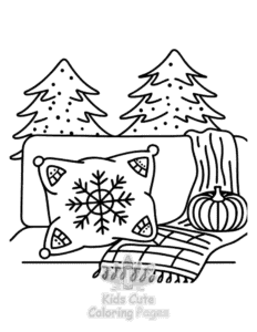 Free Bold Easy Cozy Girl coloring pages to print at home