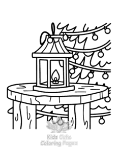 Bold Easy Cozy Girl coloring page for classroom activities