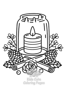 Bold Easy Cozy Girl coloring page for classroom activities