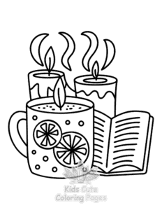 Bold Easy Cozy Girl coloring page for girls, free to print