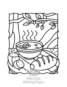 Free Bold Easy Cozy Girl coloring pages to print at home