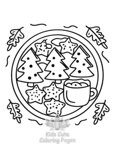 Bold Easy Cozy Girl coloring page for girls, free to print