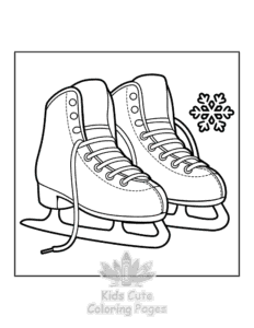 Bold & Easy Cozy Winter coloring page for classroom activities