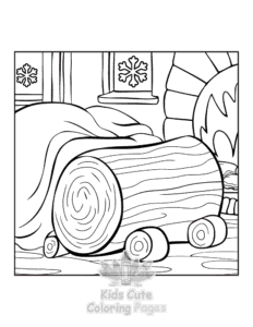 Free Bold & Easy Cozy Winter coloring pages to print at home