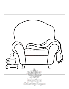 Free Bold & Easy Cozy Winter coloring pages to print at home