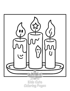 Free printable Bold & Easy Fall Vibes coloring page for kids